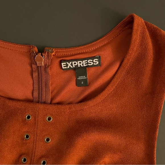 EXPRESS | SUADE MINI DRESS - Picture 6 of 8